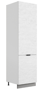 Шкаф-пенал Стоун 2 L600 (2 дв.гл.) (белый/белая скала) в Архангельске