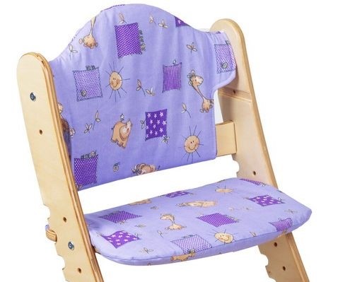 Комплект Подушек для растущего стула М1, фиолетовый в Архангельске - изображение