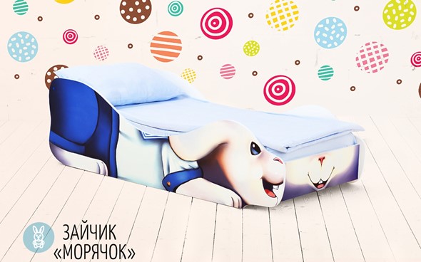 Кровать-зверенок Заяц-Морячок в Архангельске - изображение