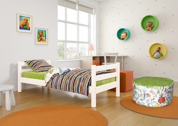 Кровать детская Соня Вариант 1, Белый в Архангельске - изображение