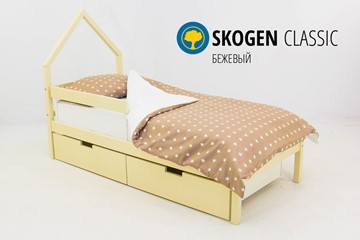 Кровать-домик в детскую мини Skogen бежевый в Архангельске