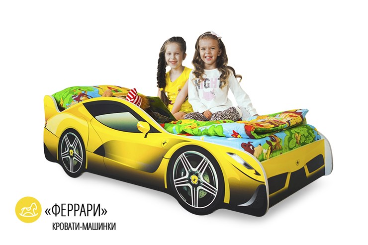 Детская кровать-машина Ferrari в Архангельске - изображение 1