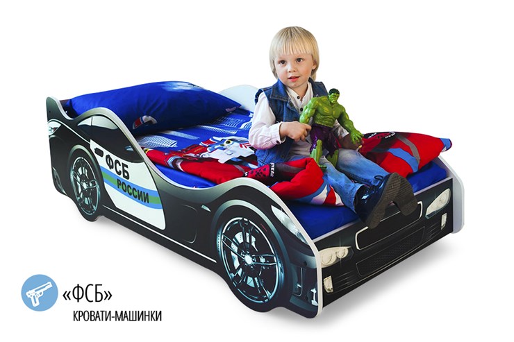 Кровать-машина в детскую ФСБ в Архангельске - изображение 1