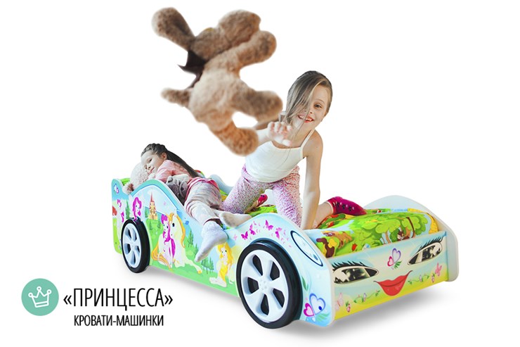 Детская кровать-машина Принцесса в Архангельске - изображение 3