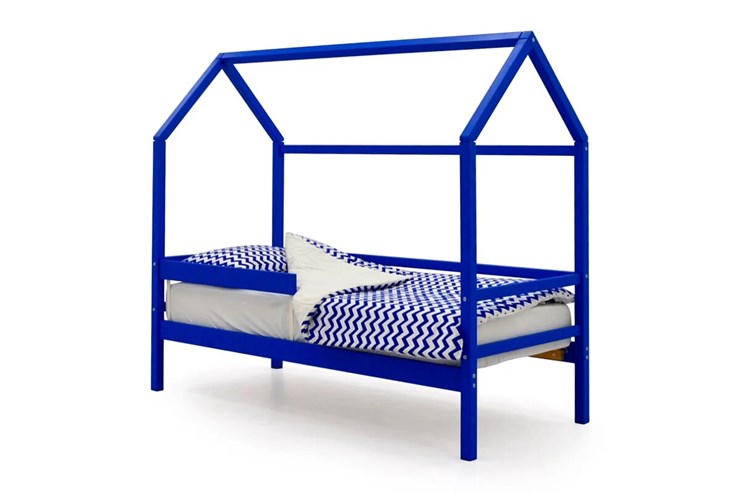 Кровать-домик в детскую Svogen синий в Архангельске - изображение 2