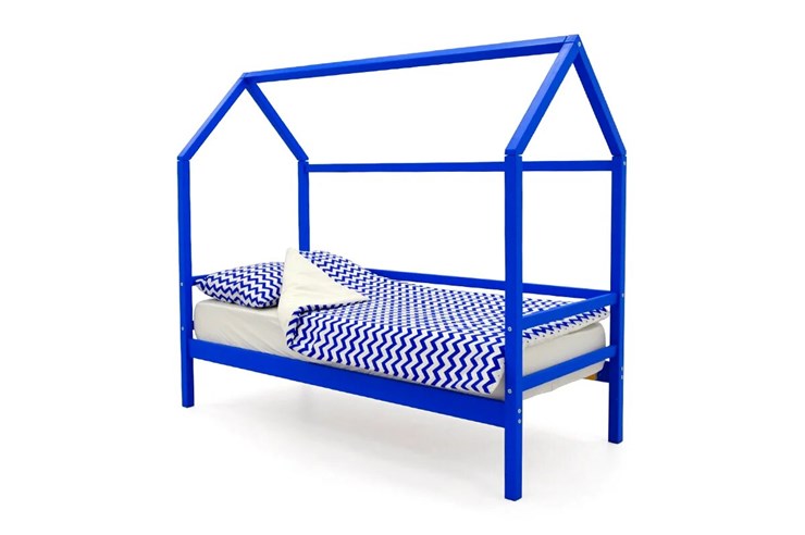 Кровать-домик в детскую Svogen синий в Архангельске - изображение 1