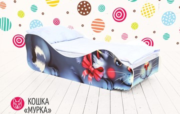 Детская кровать-зверёнок Кошка-Мурка в Архангельске - предосмотр