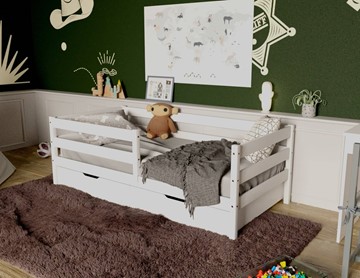 Кровать детская Софа с ящиками, цвет белый в Архангельске - предосмотр 3