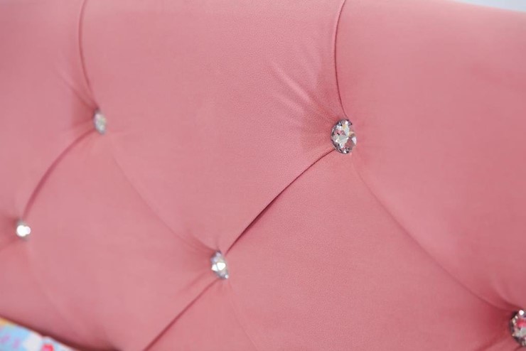 Детская кровать односпальная Звездочка с бортиком, Розовый в Архангельске - изображение 5
