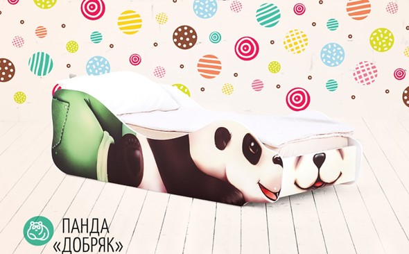 Кровать-зверенок Панда-Добряк в Архангельске - изображение