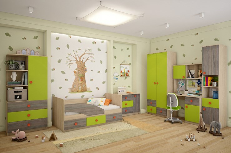 Детская спальня Пуговка №1 в Архангельске - изображение