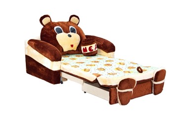 Детский диван Медведь с подушкой, ширина 120 см в Архангельске - предосмотр 2