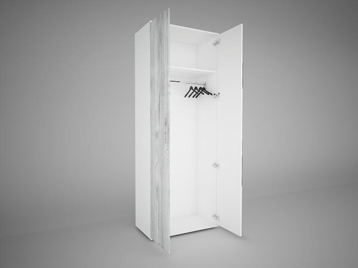 Шкаф 2-дверный Сорренто 2 с зеркалами в Архангельске - изображение 1