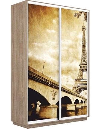 Шкаф 2-дверный Экспресс 1200x450x2200, Париж/дуб сонома в Архангельске - изображение