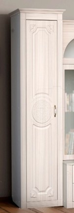 Шкаф однодверный Венеция, ясень анкор светлый/сандал белый матовый в Архангельске - изображение