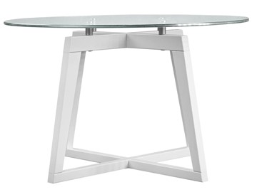 Стеклянный столик Рилле-445 (белый) в Архангельске - предосмотр 1