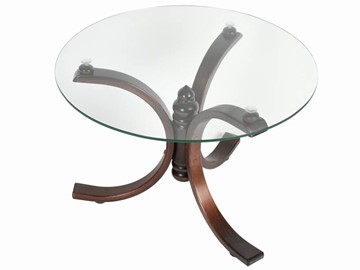 Стеклянный столик Лорд (темно-коричневый) в Архангельске - предосмотр
