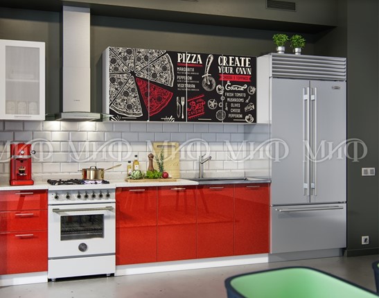 Кухонный гарнитур фотопечать Пицца 2,0 в Архангельске - изображение