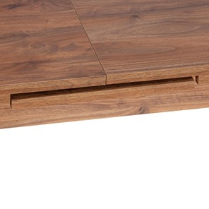 Кухонный стол раздвижной AISHA (mod. 1151) ЛДСП+меламин/дерево граб, 130+35х80х75, walnut (орех) в Архангельске - предосмотр 7