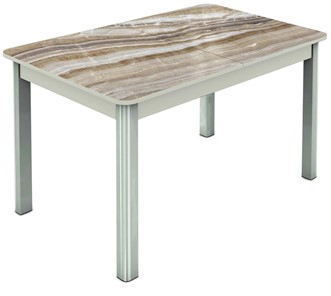 Кухонный стол раздвижной Гамбург исп. 2, ноги метал. крашеные №23 (Exclusive h041/белый) в Архангельске