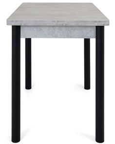 Кухонный раскладной стол Милан-2 EVO, ноги черные, светлый цемент в Архангельске - предосмотр 2