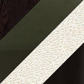 Кухонный раскладной стол НСПГ-02 СТК, венге/темно-коричневое/узор бело-медный/опоры прямые коричневые в Архангельске - изображение 1
