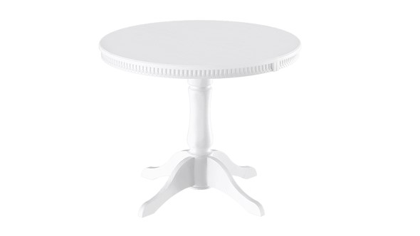 Кухонный раскладной стол Орландо Т1, цвет Белый матовый (Б-111.02.1) в Архангельске - изображение