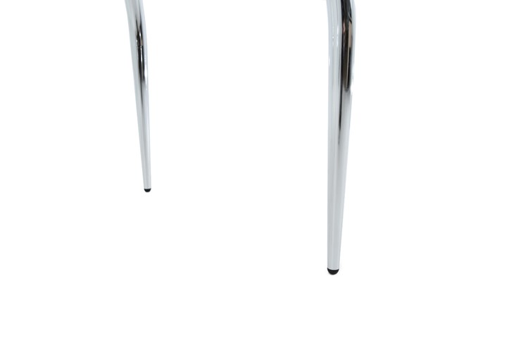 Кухонный раздвижной стол Ривьера - Круг, ноги хром №5, ФП (Цветы №30) в Архангельске - изображение 5