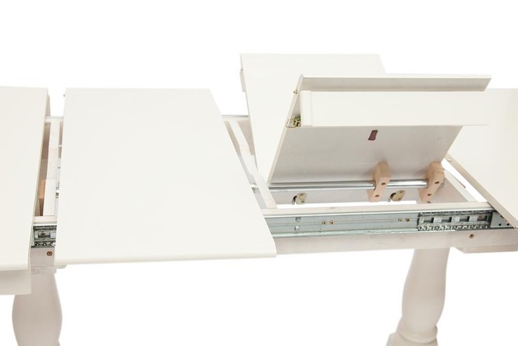 Кухонный раскладной стол Siena ( SA-T6EX2L ) 150+35+35х80х75, ivory white (слоновая кость 2-5) арт.12490 в Архангельске - изображение 2