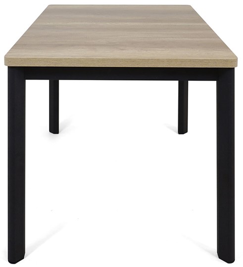 Кухонный стол раздвижной Токио-1L (ноги металлические черные, дуб каньон) в Архангельске - изображение 2