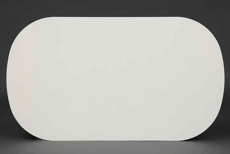 Стол кухонный MAX (Макс) бук/мдф 140х80х75 Белый/Коричневый арт.10465 в Архангельске - изображение 2