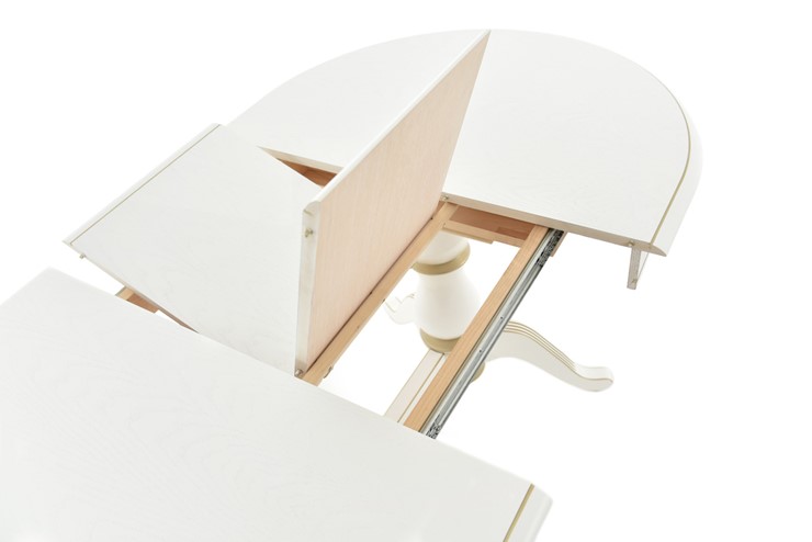 Раздвижной стол Фабрицио-2 исп. Овал 1600, Тон 12 Покраска + патина с прорисовкой (на столешнице) в Архангельске - изображение 3