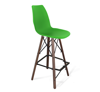 Барный стул SHT-ST29/S80 (зеленый ral 6018/темный орех/черный) в Архангельске - предосмотр
