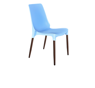 Кухонный стул SHT-ST75/S424-C (голубой/коричневый муар) в Архангельске - предосмотр