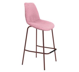 Барный стул SHT-ST29-С22 / SHT-S29P (розовый зефир/медный металлик) в Архангельске