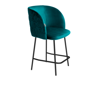 Полубарный стул SHT-ST33-1 / SHT-S29P-1 (альпийский бирюзовый/черный муар) в Архангельске - предосмотр