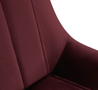 Барный стул SHT-ST37 / SHT-S93 (рубиновое вино/браш.коричневый/черный муар) в Архангельске - предосмотр 3