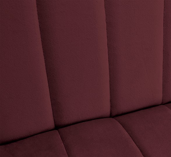 Барный стул SHT-ST37 / SHT-S93 (рубиновое вино/браш.коричневый/черный муар) в Архангельске - изображение 4