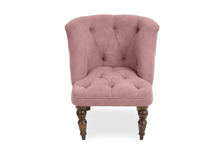 Кресло Бриджит розовый ножки коричневые в Архангельске - изображение 1
