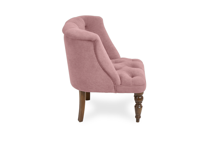 Кресло Бриджит розовый ножки коричневые в Архангельске - изображение 2