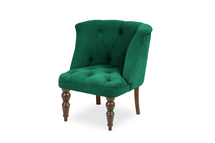 Кресло Бриджит зеленый ножки коричневые в Архангельске - изображение 6