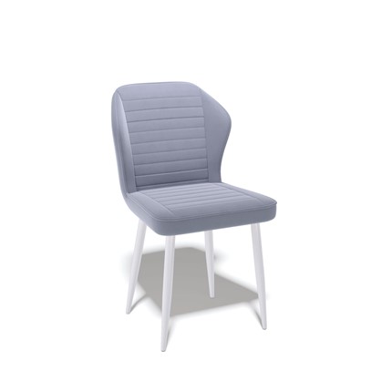 Обеденный стул Kenner 184S белый/светло-серый в Архангельске - изображение