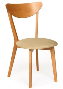 Кухонный стул MAXI (Макси), бук/ткань 86x48,5x54,5 Бежевый/ натуральный бук (2 шт) арт.13134 в Архангельске - предосмотр