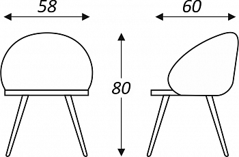 Кухонный стул Моне (Зефирно-мятный Т178/ноги белые) в Архангельске - изображение 7