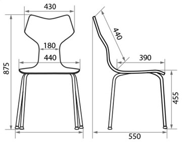 Обеденный стул Roxy wood chrome, ткань A в Архангельске - предосмотр 2