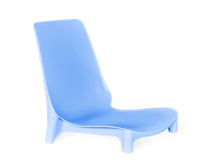 Кухонный стул SHT-ST75/S424-C (голубой/коричневый муар) в Архангельске - изображение 1