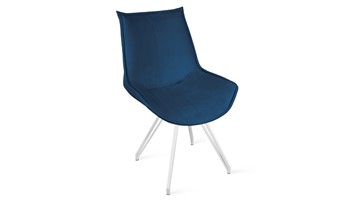 Обеденный стул Тейлор Исп. 2 К4 (Белый матовый/Велюр Confetti Blue) в Архангельске