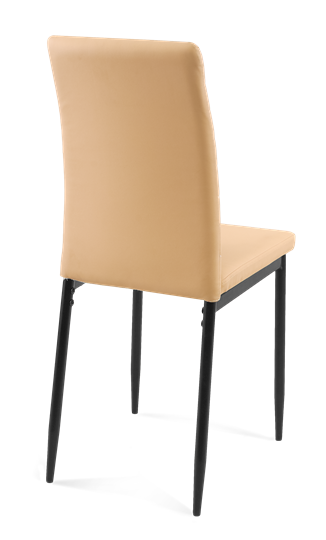 Мягкий стул Текс, к/з Pegasso бежевый, ножки черные в Архангельске - изображение 2
