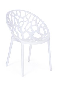 Кухонное кресло BUSH (mod.017) пластик 60*58,5*80 белый, арт.11725 в Архангельске