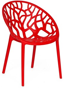 Кухонное кресло BUSH (mod.017) пластик 60*58,5*80 красный, арт.11726 в Архангельске